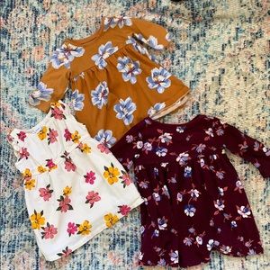 Lot (3) infant dresses